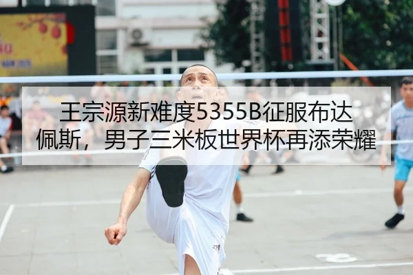 王宗源新难度5355B征服布达佩斯，男子三米板世界杯再添荣耀